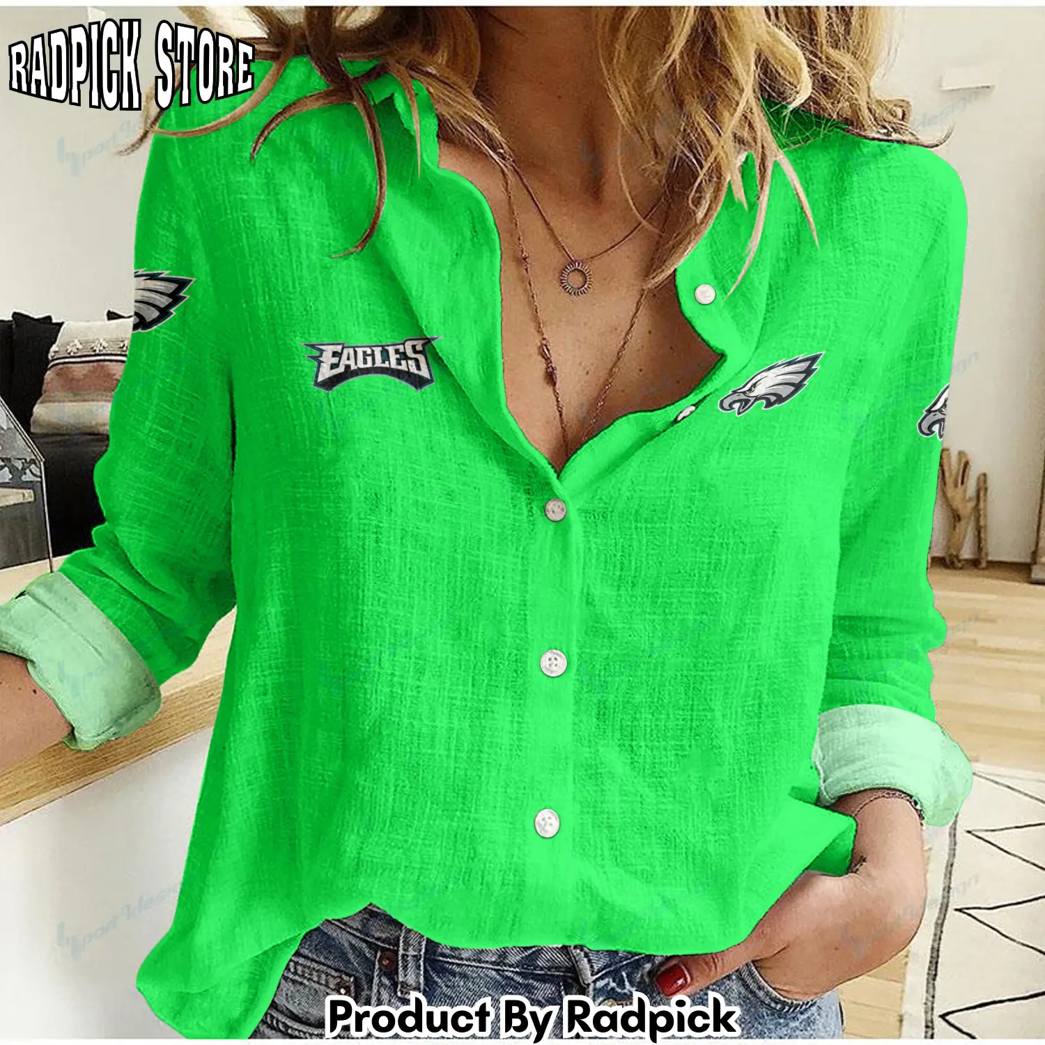 Radpick philadelphia eagles woman shirt rp662459